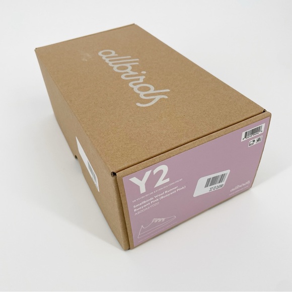 Allbirds Girls Smallbirds Wool Runner Sneakers Pink Shoes Kids - Picture 5 of 12